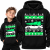 BLUZA Z KAPTUREM  ŚWIĄTECZNA MOTO CHRISTMAS